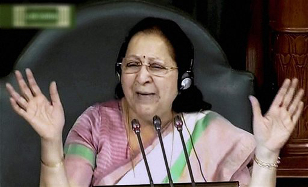 Lok Sabha Speaker Sumitra Mahajan (Photo: PTI) Lok Sabha Speaker Sumitra Mahajan (Photo: PTI)